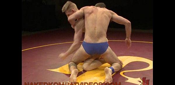  Gays wrestling and rough fucking after match